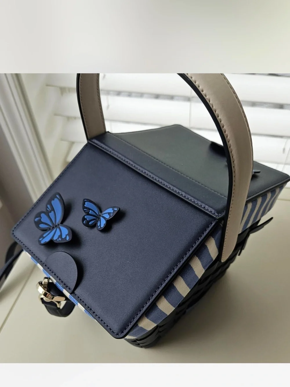 NWOT Kate Spade Butterfly Picnic Basket crossbody bag